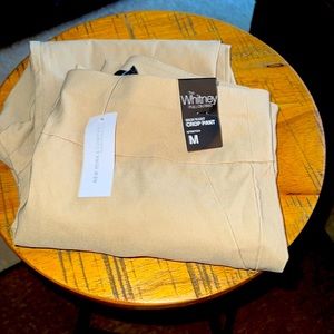 Tan crop pants size medium